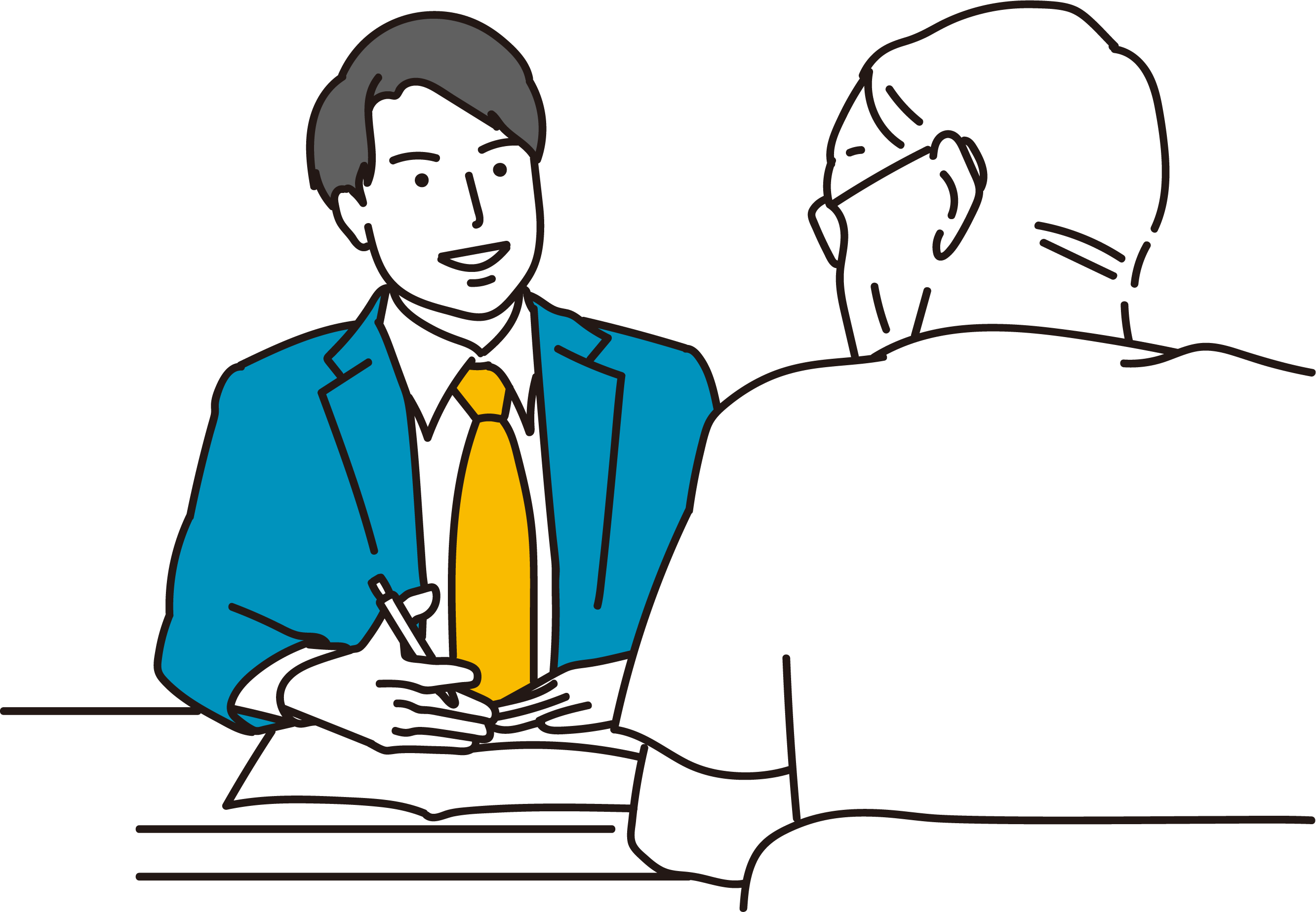 相談・ご面談のイラスト